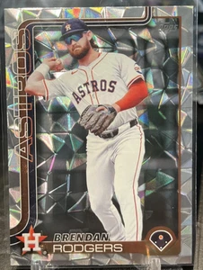 2025 Topps Series 2 Brendan Rodgers #440 Diamante - Bild 1 von 2