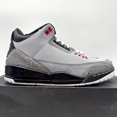 Zapatos Atléticos Air Jordan 3 Retro Stealth Cuero Negro Talla 8.5 Para Hombres 136064-003 Foto 1 de 4