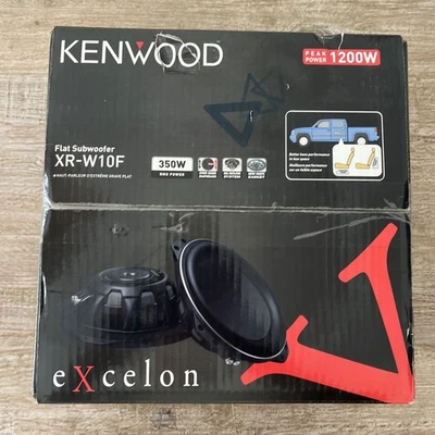 Kenwood XR-W10F, eXcelon Reference 10" Oversized Shallow Car Subwoofer, 1200W - Image 1 of 4