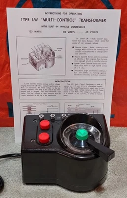 Lionel LW transformer 125 Watts, fully serviced & it all works! super nice!!! - Image 1 of 4