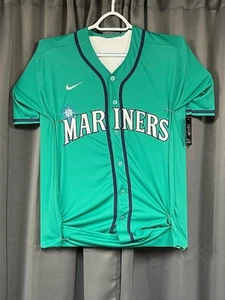 Signed Ken Griffey Jr Jersey Teal - Picture 1 of 2