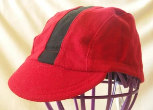 Gorras Walz Gorra de Ciclismo Lana Roja con Rayas Negras Talla Pequeña/Mediana Nueva - Imagen 1 de 8