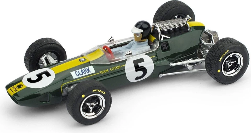 F1 LOTUS 33 1965 Eng。 G.P. J.CLARK #5 带人偶 1: 43 比例 Brumm 制作 — 第 1/1 张图片