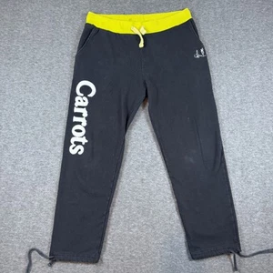 Carrots By Anwar Joggers Sweatpants Mens Large Black Pants Streetwear Drawstring - Picture 1 of 14