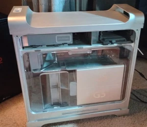 Apple Power Mac G5 Dual 2.0GHz 2GB RAM 240GB HD w/Air Deflector / HDMI Adapter - Picture 1 of 6