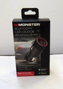 Monster Bluetooth Car Locator Wirh 3.1A Dual USB Ports NEW - Photo 1 sur 3