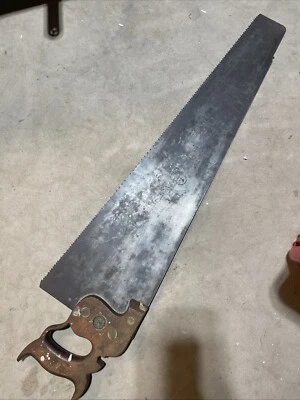 Vintage Spear & Jackson Sheffield Handsaw With Nib Split Nut 26” 6 TPI - Image 1 of 4