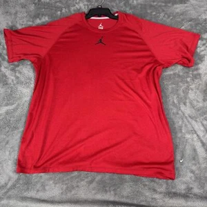 Jordan Jumpman T-Shirt Red Adult XXL 24x30 Nike Air Logo Basketball Tee Mens - Picture 1 of 4