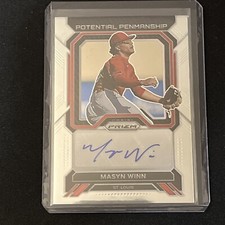 2023 Panini Prizm Masyn Winn Autograph Potential Penmanship St Louis Cardinals