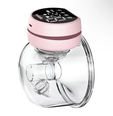 Yadala Pink Hands-Free Electric Breast Pump: 3 Modes, 9 Levels. - Image 1 of 3