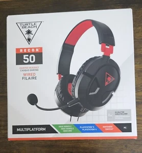 Turtle Beach Recon 50 Headset - Black/Red - Picture 1 of 2