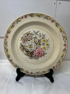 Vintage Französisch Sachsen China Co Blumenmuster 9" Teller - Bild 1 von 6