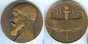 Tischmedaille - Paul DOUMER Präsident Republik 23. Mai 1931 von DAUTEL - Bild 1 von 1