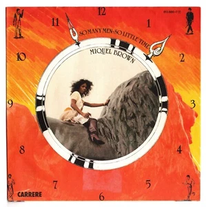 Vinyl-7"-Cover # only Cover # Miquel Brown # So Many Men # Carrere # 1983 # vg+ - Imagen 1 de 2