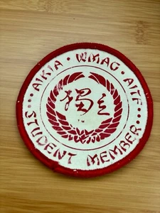 Aikia Patch World Artes Marciales Juegos Uniforme 🥋 Gi Taekwondo Estudiante De Colección MMA - Imagen 1 de 4