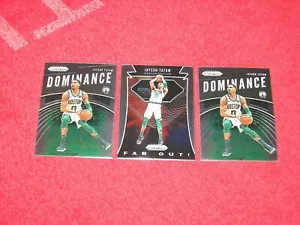 JAYSON TATUM CELTICS 2019-20 PANINI PRIZM INSERT LOT FAR OUT DOMINANCE (K-2828) - Picture 1 of 1