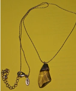 Collar Chicos Grande Imitación Cristal Ahumado Muy Largo 34 pulgadas - Imagen 1 de 2