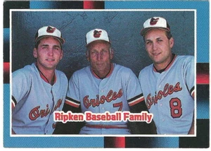 RIPKEN BASEBALL FAMILY #625 - DONRUSS CASI NUEVO-COMO NUEVO 1988 - Imagen 1 de 2