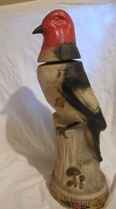 WOODPECKER BY JAMES LOCK HART 1969 VINTAGE JIM BEAM REGAL CHINA DECANTER EMPTY - Picture 1 of 6