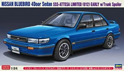 Hasegawa 1/24 Nissan Bluebird 4 porte berlina SSS-ATTESA Limited U12 Early Mo... - Immagine 1 di 4