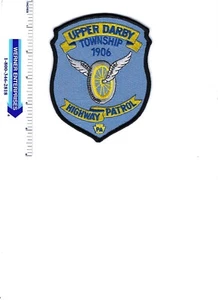 UPPER DARBY TOWNSHIP PENNSYLVANIA POLICE HIGHWAY PATROL PATCH - Picture 1 of 1