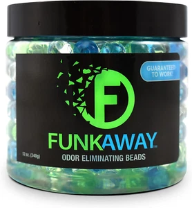 Funkaway Odor Eliminating Beads, 12 Oz., Supercharged Odor Absorbing Beads for t - Picture 1 of 12