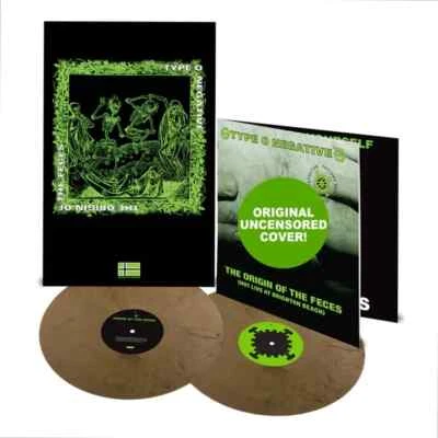 TYPE O NEGATIVE 2 LP - The Origin Of The Feces SKULL GOLD VINYL LIMITED TO 1000 - Image 1 of 2