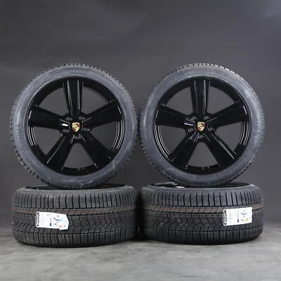22 Zoll Winterräder original Porsche Cayenne SUV 9YA II 9Y0601025CQ 9Y0601025CP - Bild 1 von 4