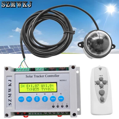 SZMWKJ Dual Axis Solar Panel Tracking LCD Solar Tracker Controller DIY Solar Kit - Bild 1 von 4