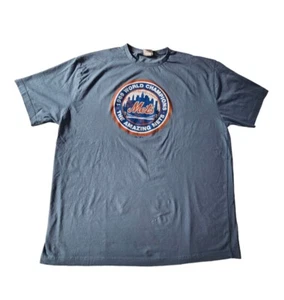 New York Mets 1969 MLB World Series Champions Amazing Majestic Shirt Men's 2XL - Picture 1 of 9
