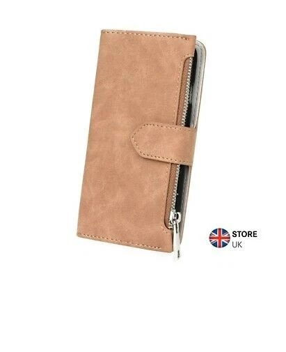 new Brown Case Cover Suede Wallet Card Holder For Samsung Galaxy J7 2017 , J730 - Image 1 of 1