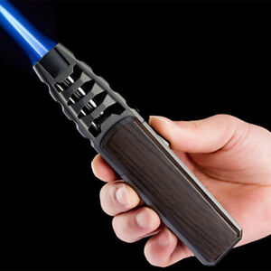 Windproof Butane Blue Torch Flame Cigar Lighter The Solar Beam Refillable Torch