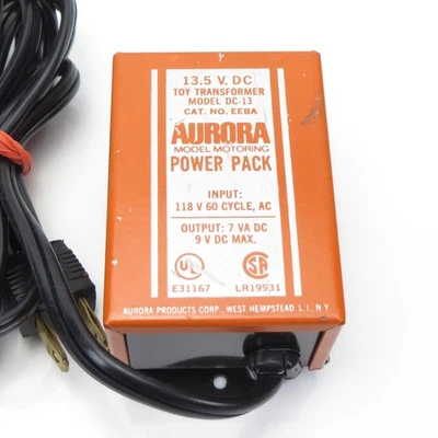 Transformador de 13,5 V DC Modelo Aurora De Colección Motor HO Ranura Coche Pista Accesorio Foto 1 de 4