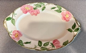 Vintage Franciscan Desert Rose Serving Platter Plate Oval USA 12 5/8 - Picture 1 of 4