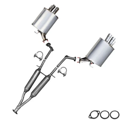 Juego de silenciador de tubo resonador sistema de escape se adapta a: Infiniti M35 M45 2006-2010 4,5 L Foto 1 de 4