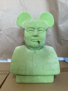 Frank Kozik X Kidrobot - Der Vogel ist das Wort (Mickey Mao) - GRÜN BEFLOCKT. - Bild 1 von 11