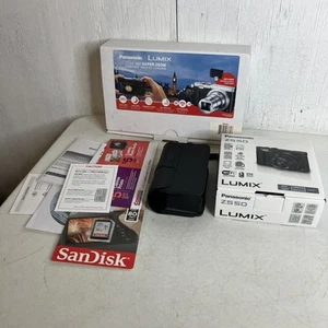 Panasonic Lumix DMC-ZS50 Digital Camera Silver Black 12.1MP 30X Optical Zoom - Picture 1 of 10