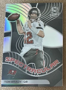 2022 Spectra Tom Brady Spectracular /99 SP Prizm Holo SPEC-TBR Tampa Bay - Picture 1 of 2