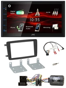 JVC USB Bluetooth Lenkrad DAB 2DIN Autoradio für Mercedes C 00-04 W203 Lenkradst - Bild 1 von 10