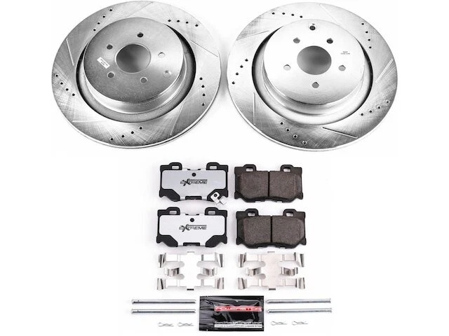 Rear Brake Pad and Rotor Kit For 2011-2013 Infiniti M56 Base 2012 SR447CV - Image 1 of 1