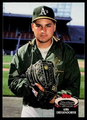 1992 Stadium Club Kirk Dressendorfer #806 Oakland Athletics - Image 1 of 2