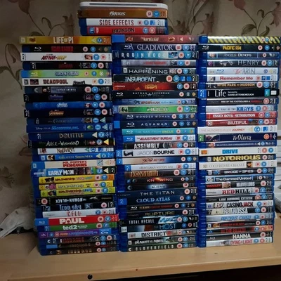 94 X Blu ray Job Lot bulk bundle mix of movies films Action Comedy Family Kids 3 - Image 1 of 4
