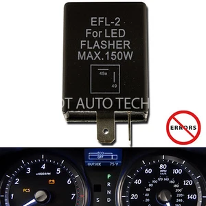 EFL-2 LED Flasher Relay Fix Hyper Flash Turn Signal Decoder Load Equalizers - Picture 1 of 1