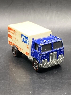 Camión de juguete Hot Wheels Redline American Hauler 1975 azul vintage colores voladores Foto 1 de 4