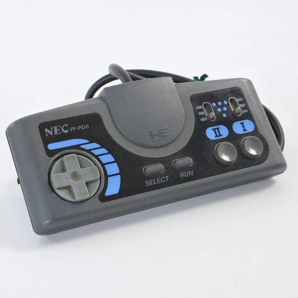 NEC PC-Engine PI-PD6 Controller Official Grafx Tested TURBO Control Pad 2301 - Image 1 of 4