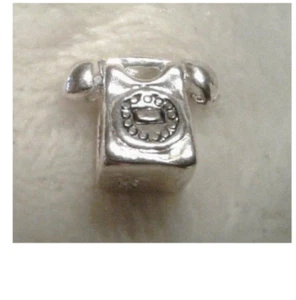 925 European Style Telephone Bead Charm F34 - Picture 1 of 5