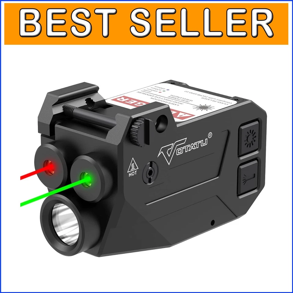 Votatu H1L-GR Shockproof Pistol Laser Light Combo 750 Lumen Green Laser Ligh...