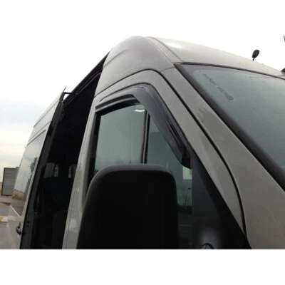 Para Dodge Mercedes Sprinter 2000-2006 Visera de ventana Ventilación Parasol Protector de lluvia Foto 1 de 4