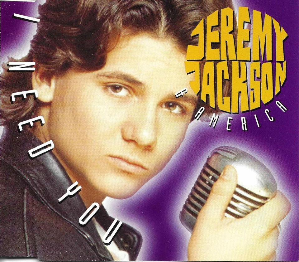 AMERICA w/ JEREMY JACKSON I Need you w/ 2 MIXES & UNRELEASED & EDIT CD Single Foto 1 de 1