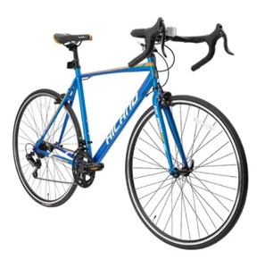 Rennrad Hiland 700c 14-Gänge Chromoly-Stahlrahmen Blau 26-Zoll - Bild 1 von 4